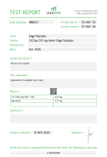 edgepeptides cjc-1295 no dac ipamorelin 5 mg blend janoshik test