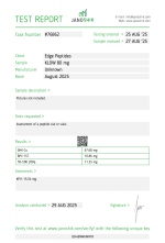 edge peptides klow janoshik test