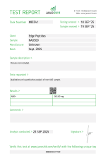edge peptides NAD+ 500 mg janoshik test september