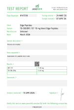 edgepeptides bpc-157 tb-500 10 mg janoshik test march 2026