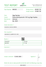edgepeptides tesamorelin ipamorelin blend janoshik test