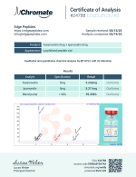 edge peptides tesamorelin ipamorelin 5 mg blend chromate test