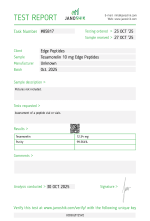edgepeptides tesamorelin 10mg janoshik test