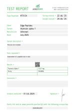 edge peptides thymosin-alpha 1 10 mg janoshik test